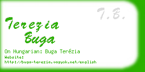 terezia buga business card